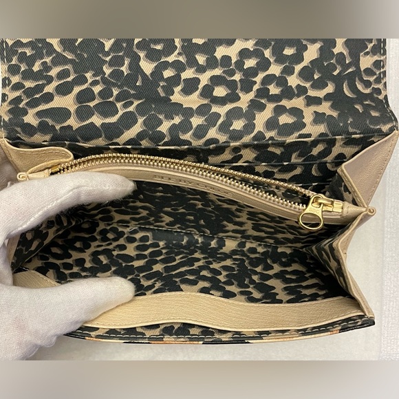 “See By Chloe” Authentic Vintage Leopard Print Long Wallet - Picture 12 of 16